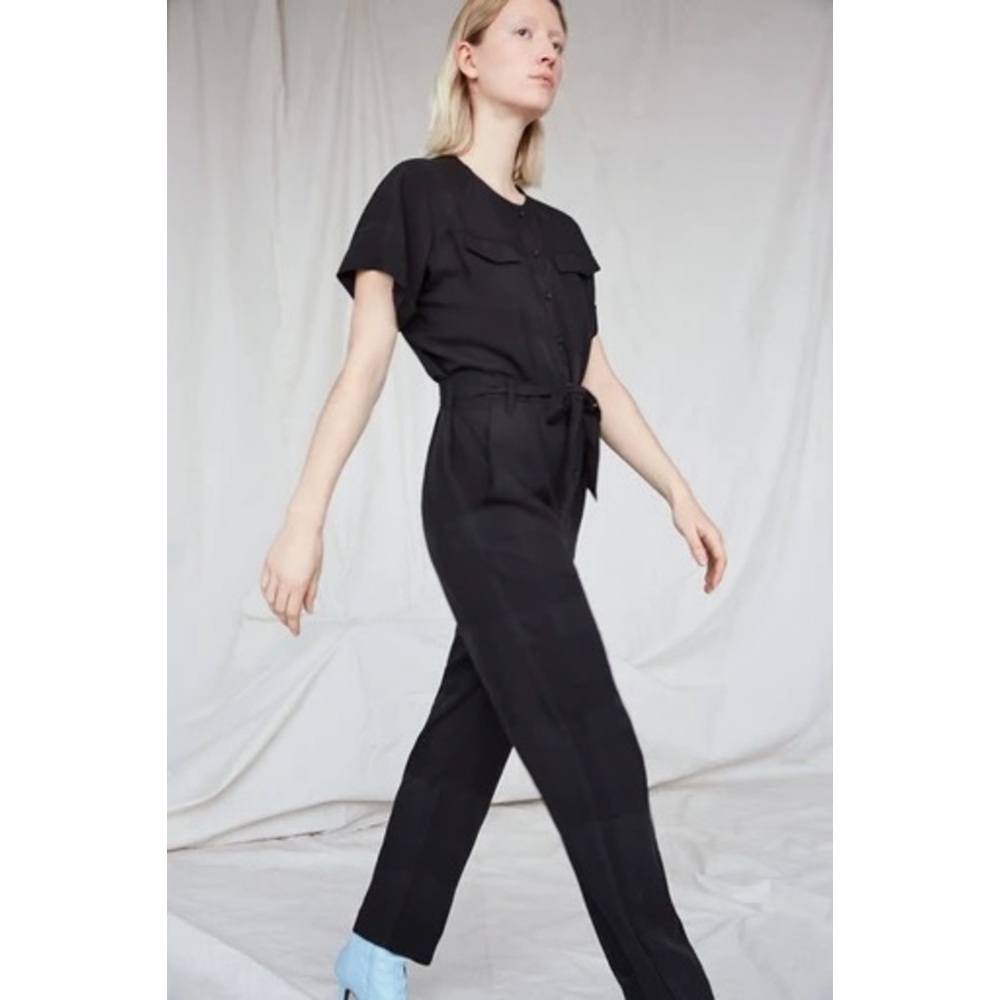 EVE GRAVEL JUMPSUIT CANYON EMERALD PLAID